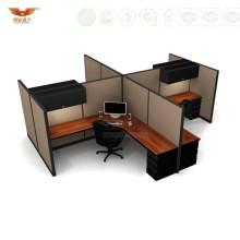 New Design Round Shaped Office Partition Staff Workstation Panel System Workstation with Ao2 System Panel